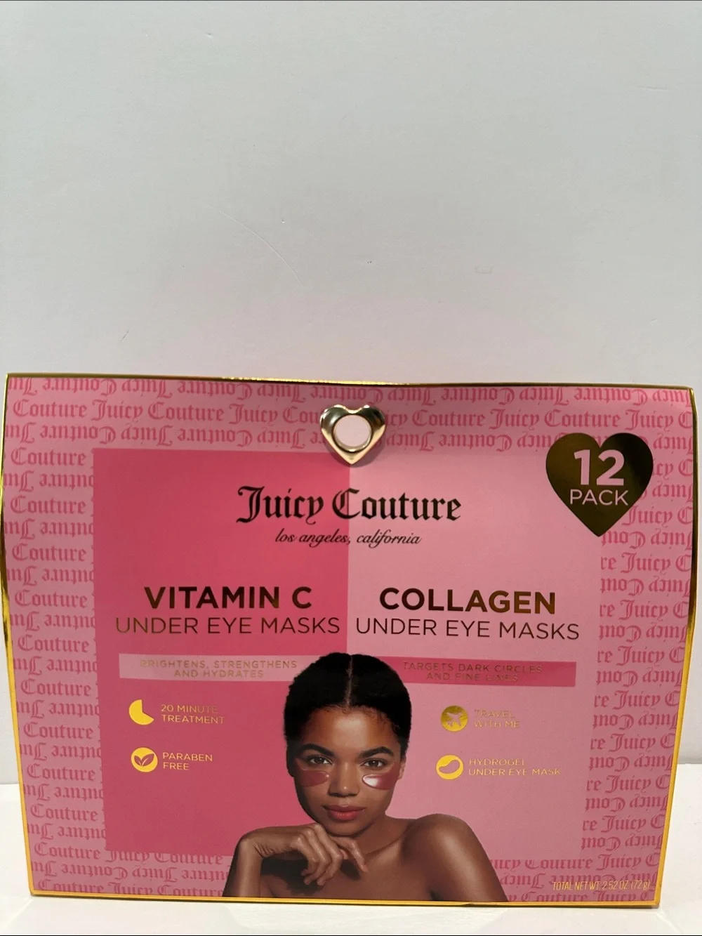 Juicy Couture Vitamin C and Collagen Undeteye Masks.  20 minutes treatment.